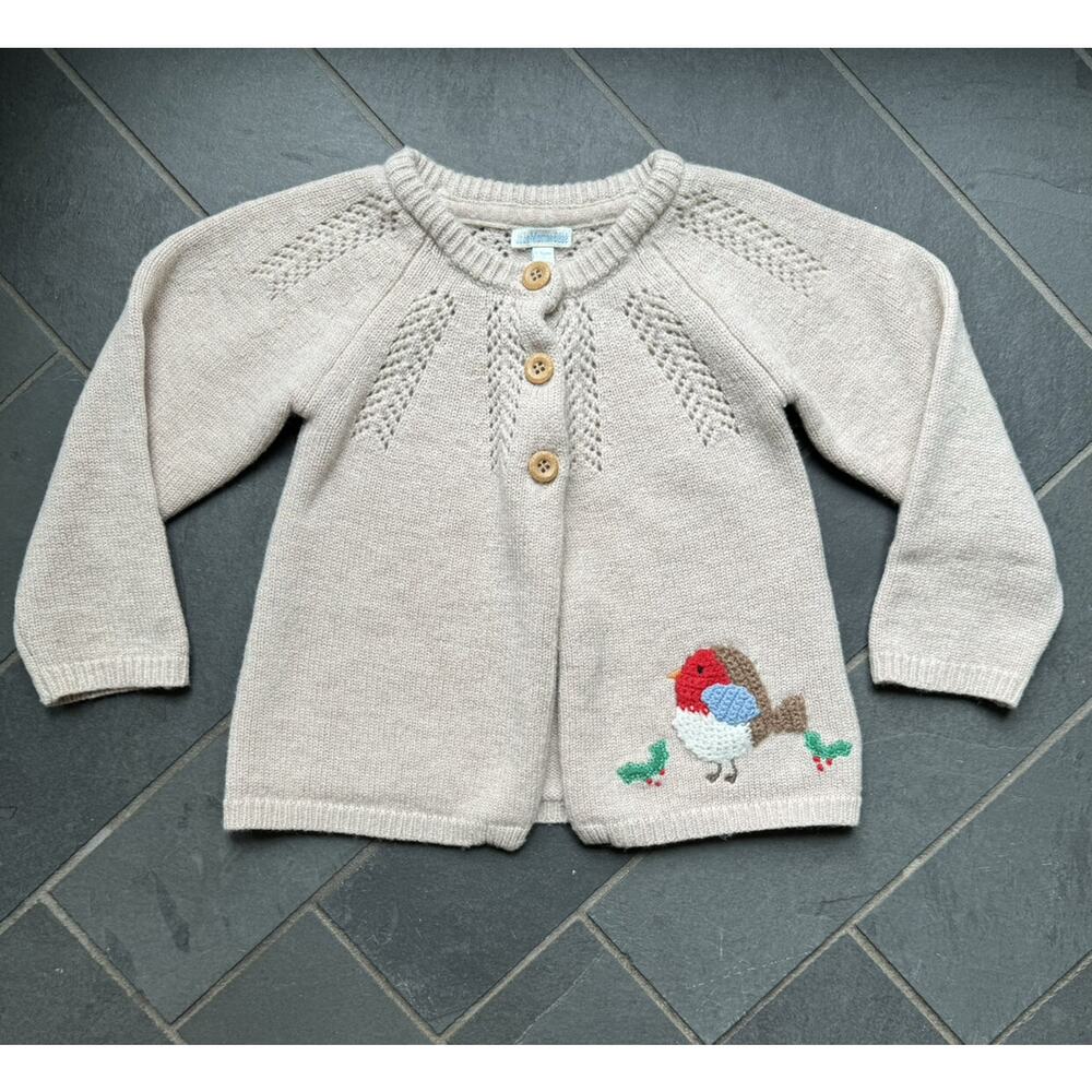 JoJo Maman Bebe Robin Cardigan 2-3Y